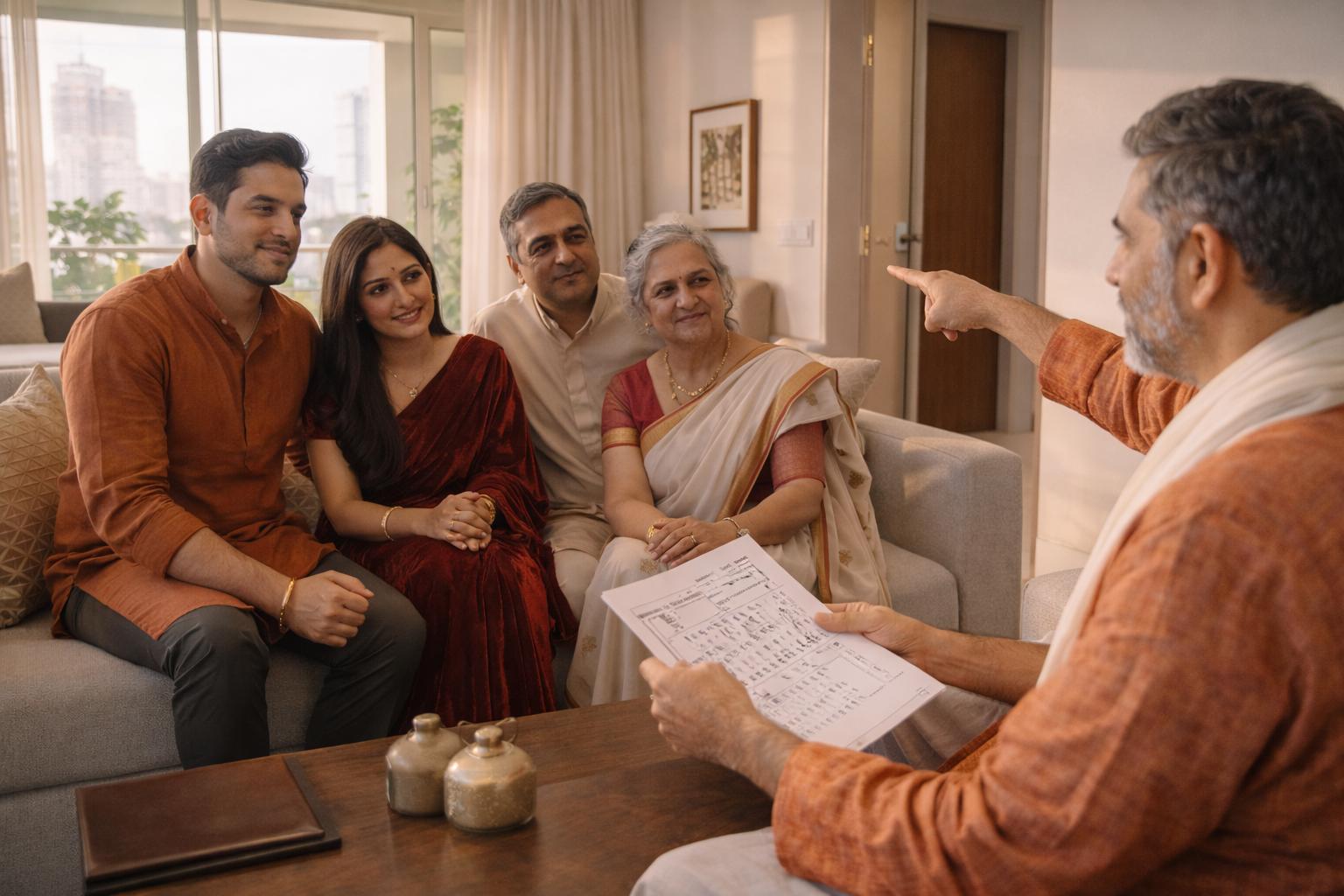 RSV Vastu Consultancy consultation with a family at home